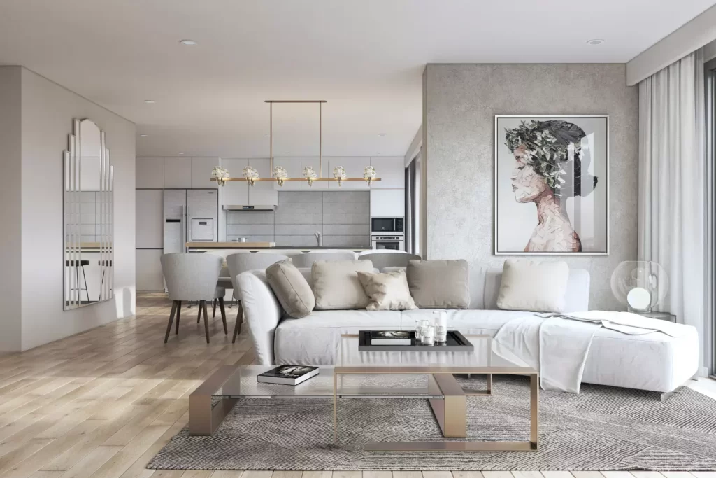 nội thất tối giản phong cách Đương đại