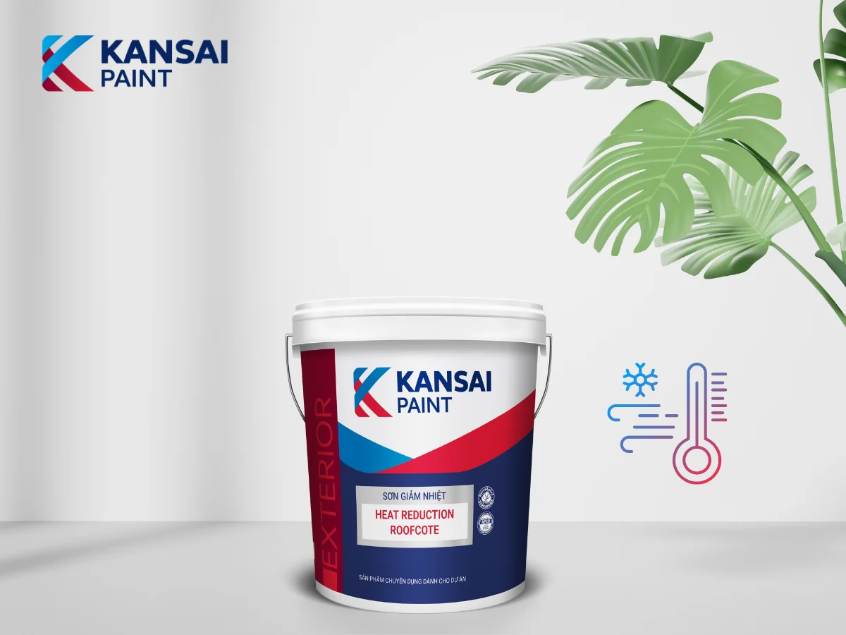 Sơn cách nhiệt Kansai là lựa chọn lý tưởng để bảo vệ và tạo ra không gian thoáng mát cho ngôi nhà của bạn.
