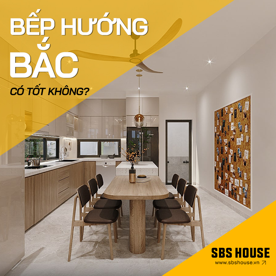 phong thủy phòng bếp nhà hướng Bắc