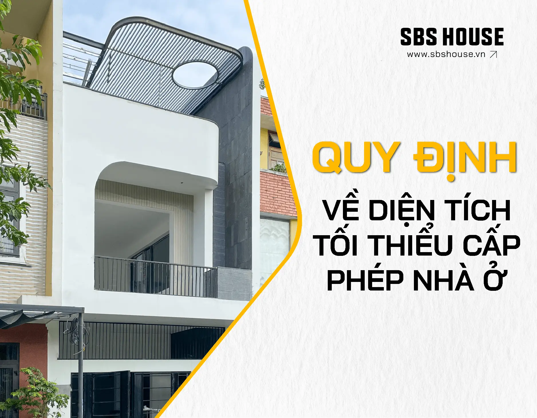 quy định về diện tích xây dựng nhà ở đối với diện tích tối thiểu