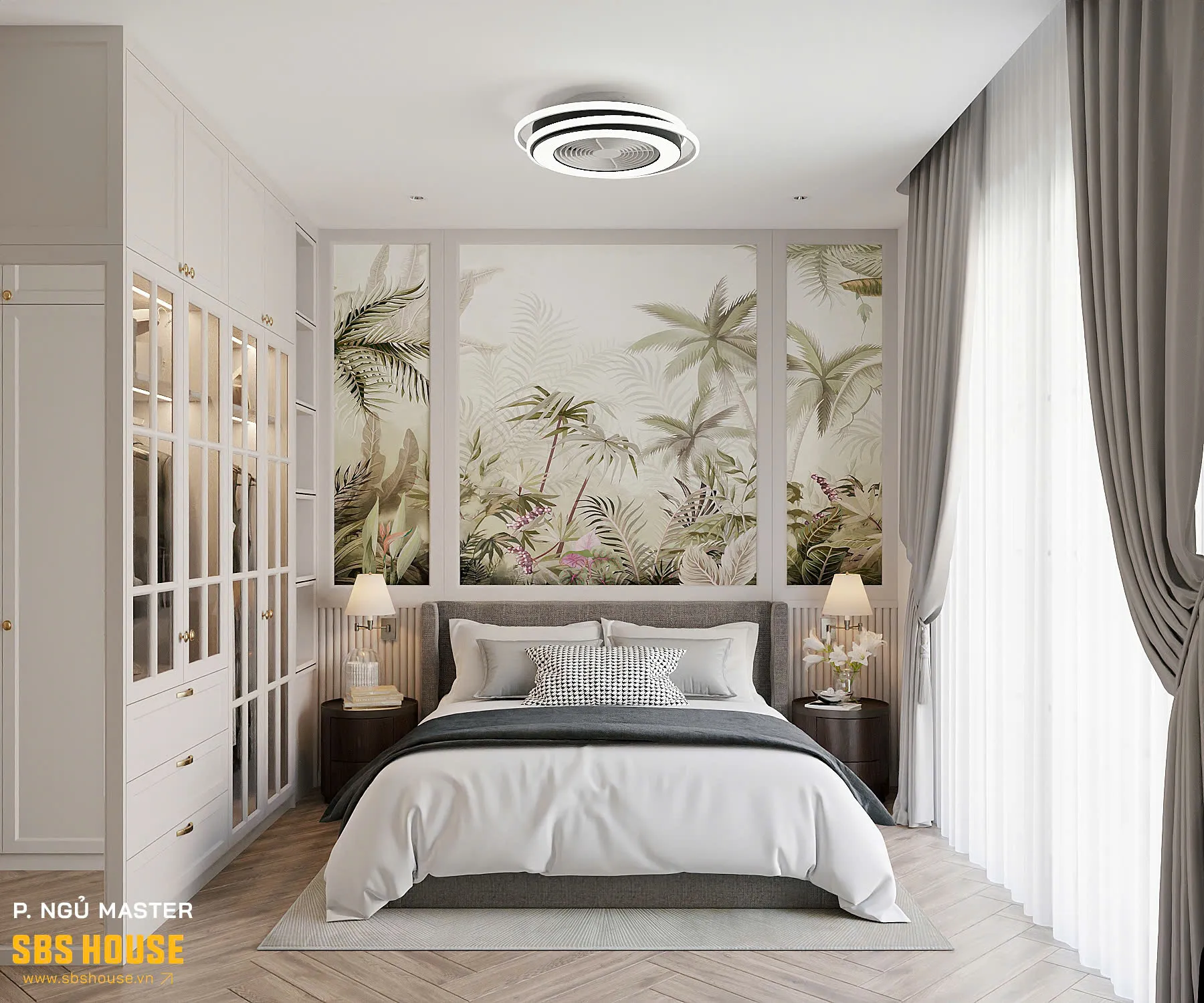 Decor phòng ngủ phong cách tân cổ điển