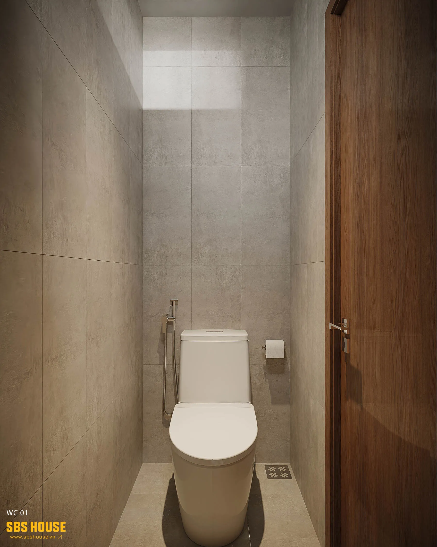 Nội thất phòng tắm nhỏ 3m2
