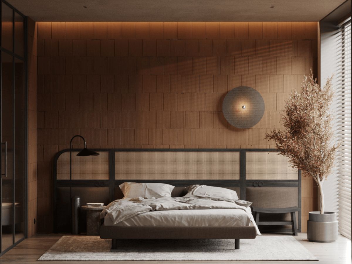 Mẫu thiết kế nội thất phòng ngủ đẹp cho gia chủ mệnh Thổ