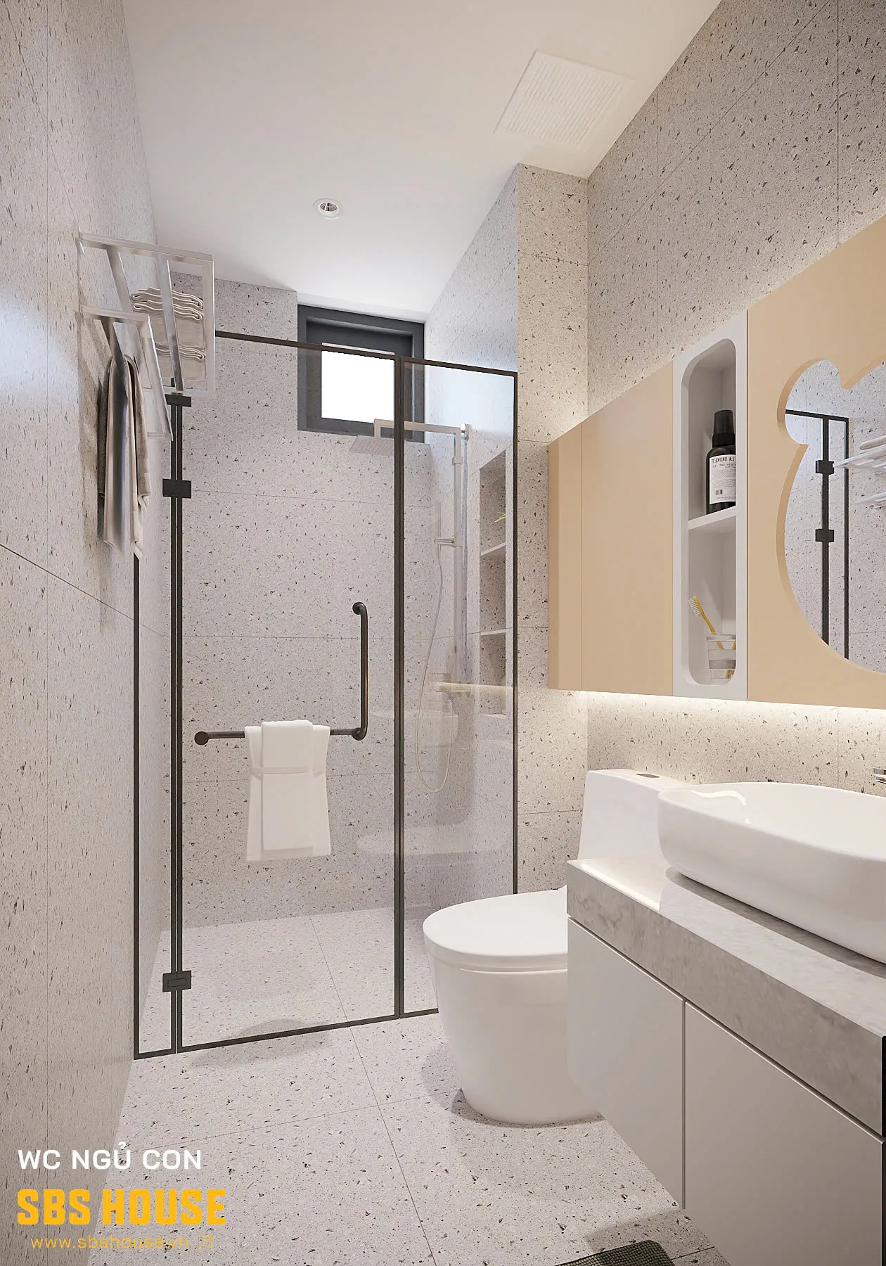 mẫu phòng tắm rộng 5m2 