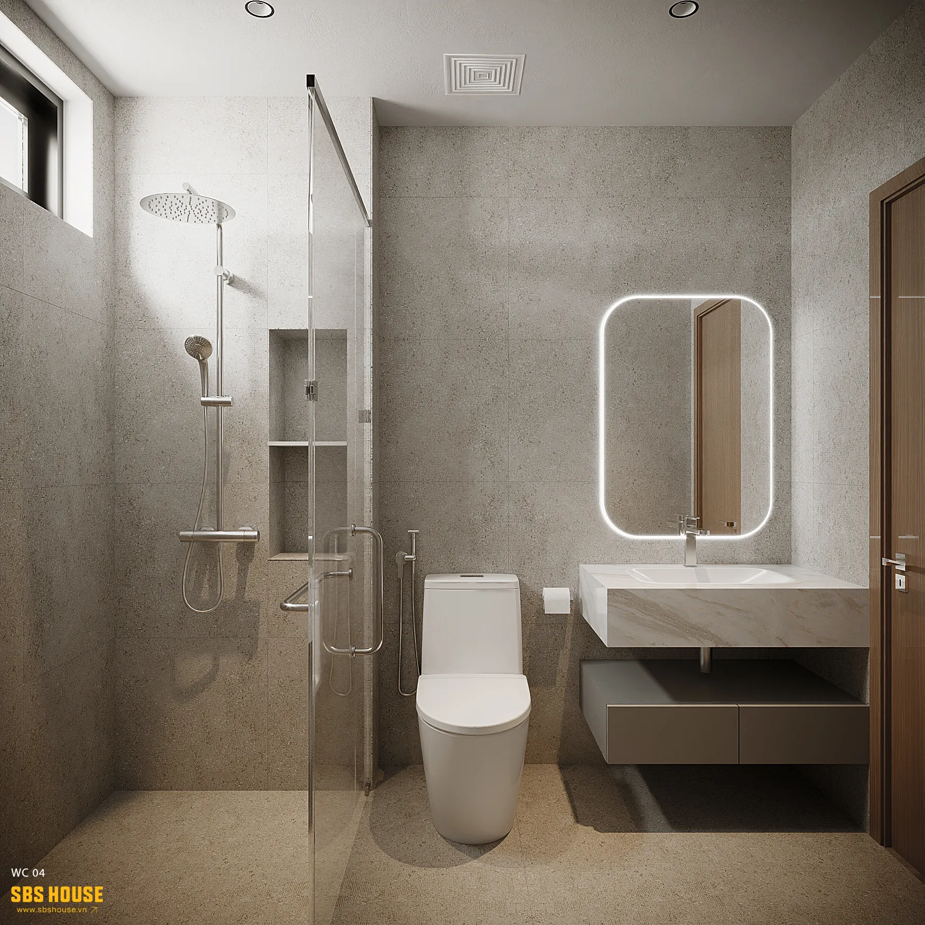 nội thất phòng tắm 5m2