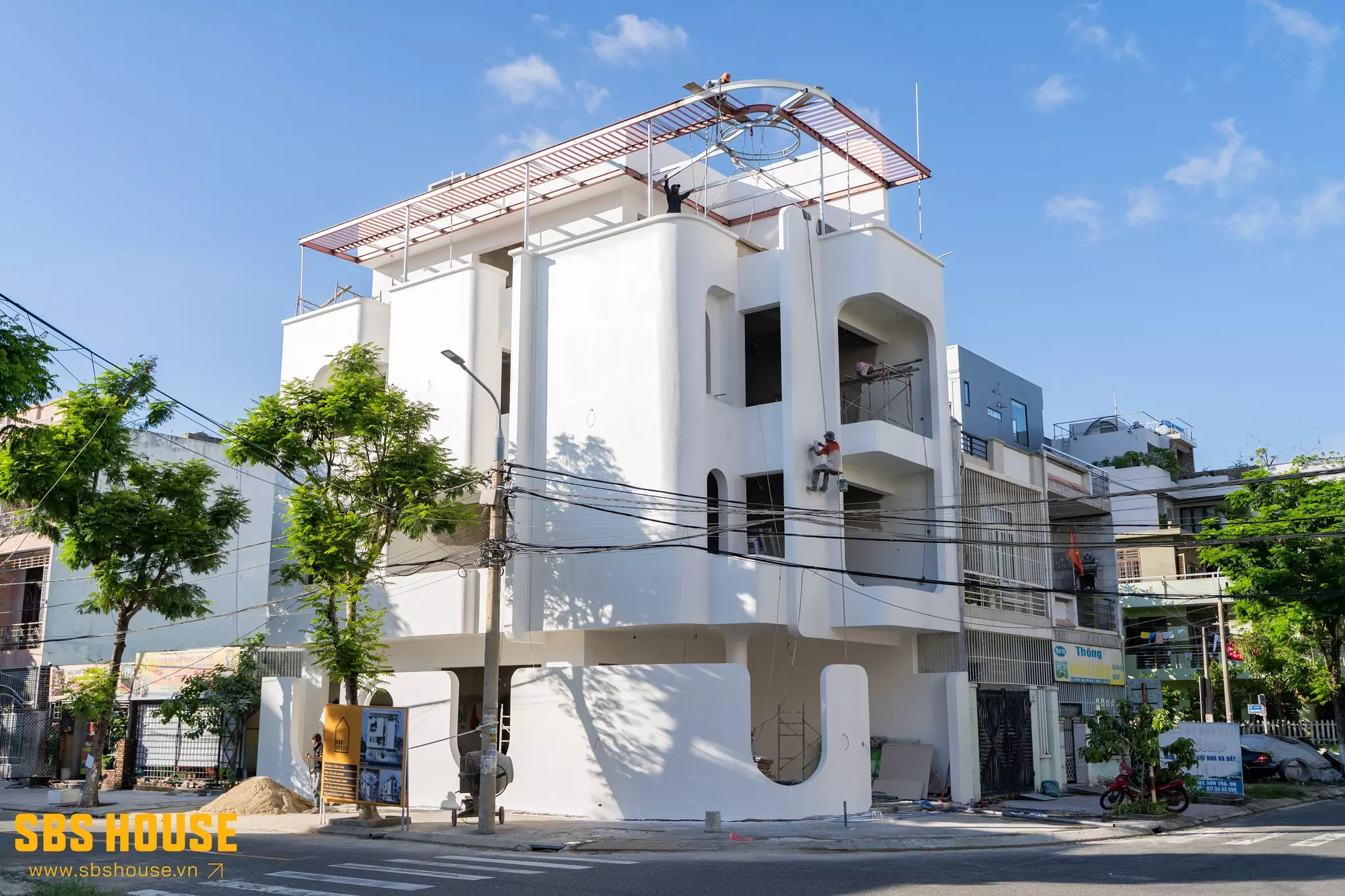 thời gian xây nhà 4 tầng