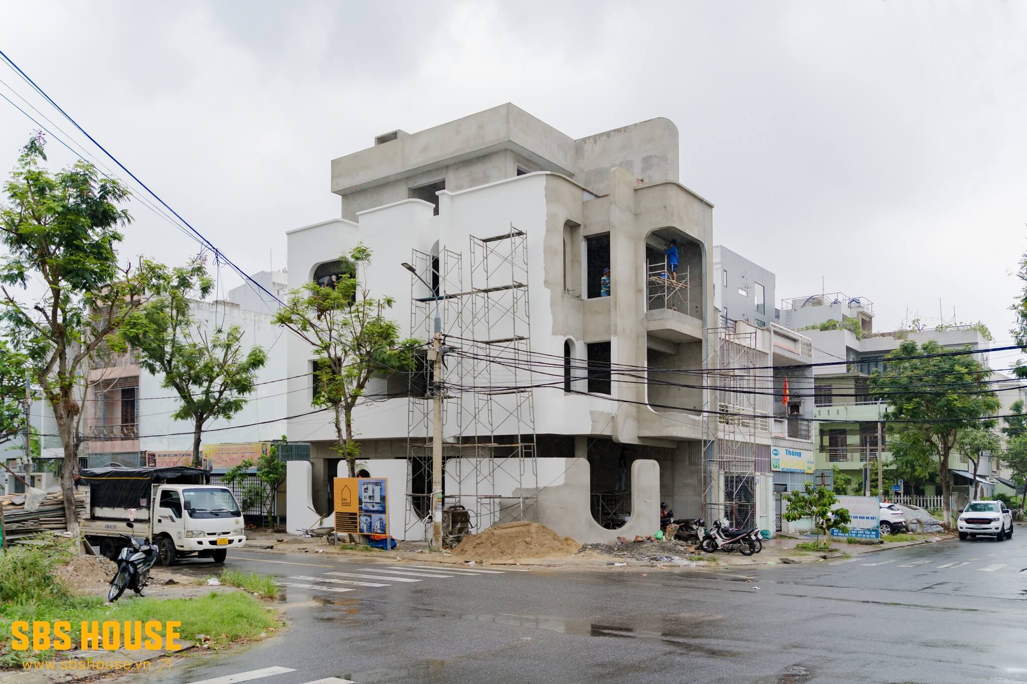 thời gian xây dựng nhà 4 tầng