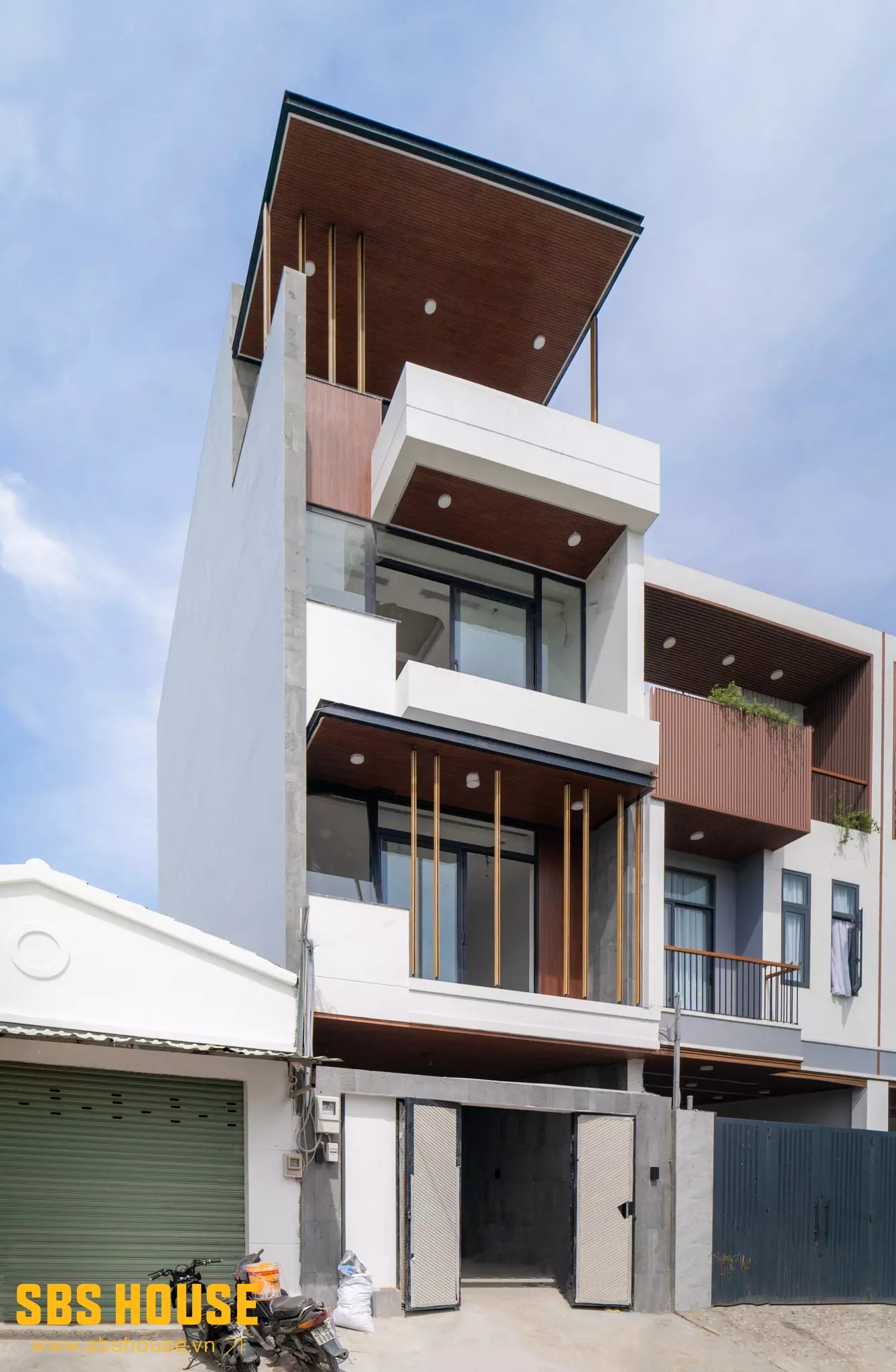 dự án thi công nhà 4 tầng của SBS HOUSE