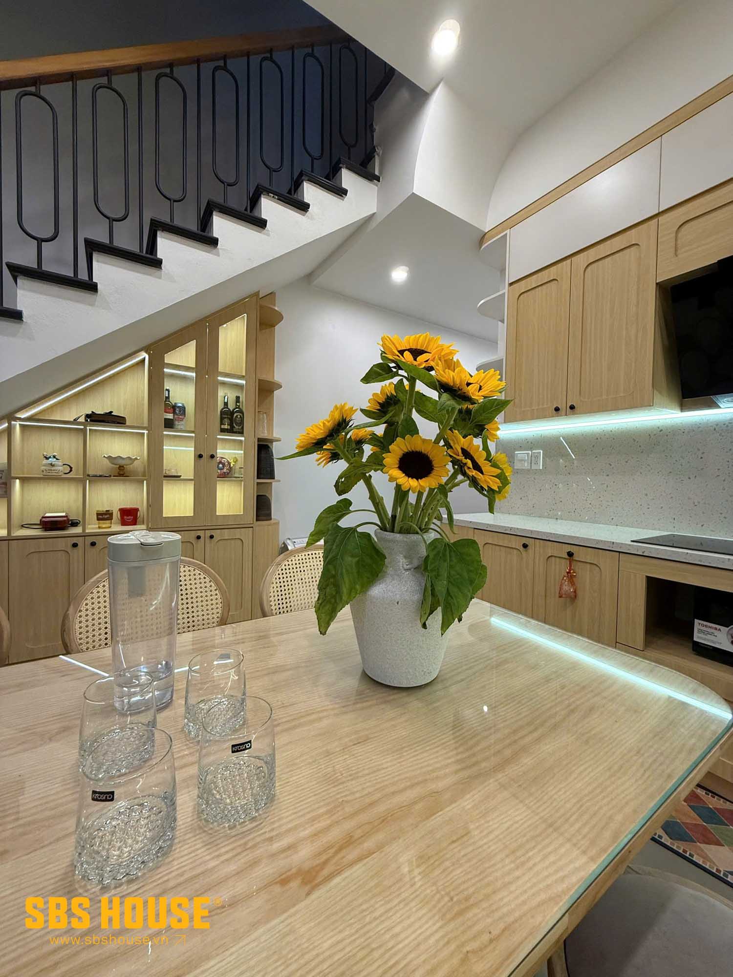 ảnh feedback phòng bếp khách hàng gửi về SBS HOUSE
