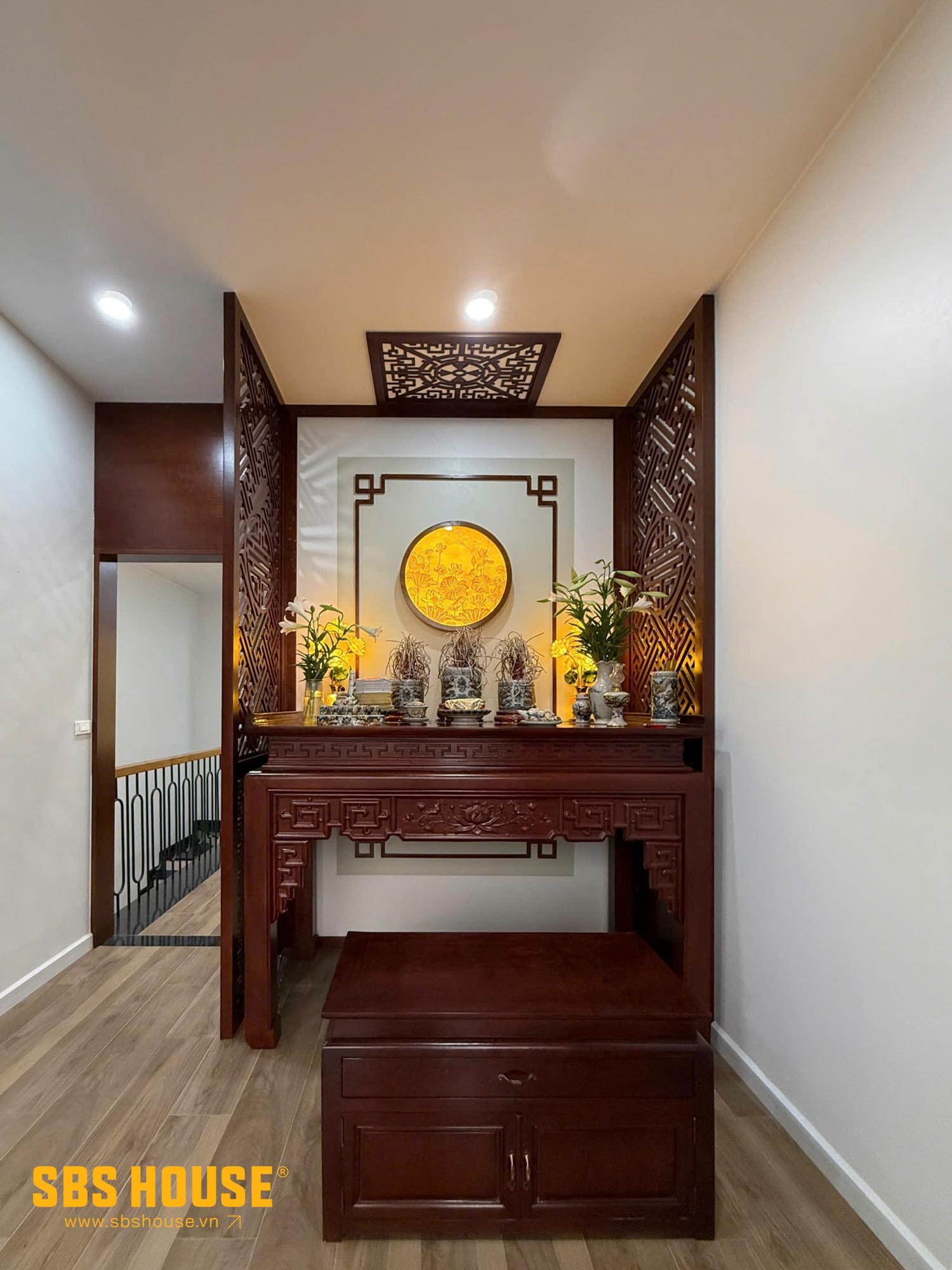 ảnh feedback phòng thờ khách hàng gửi về SBS HOUSE