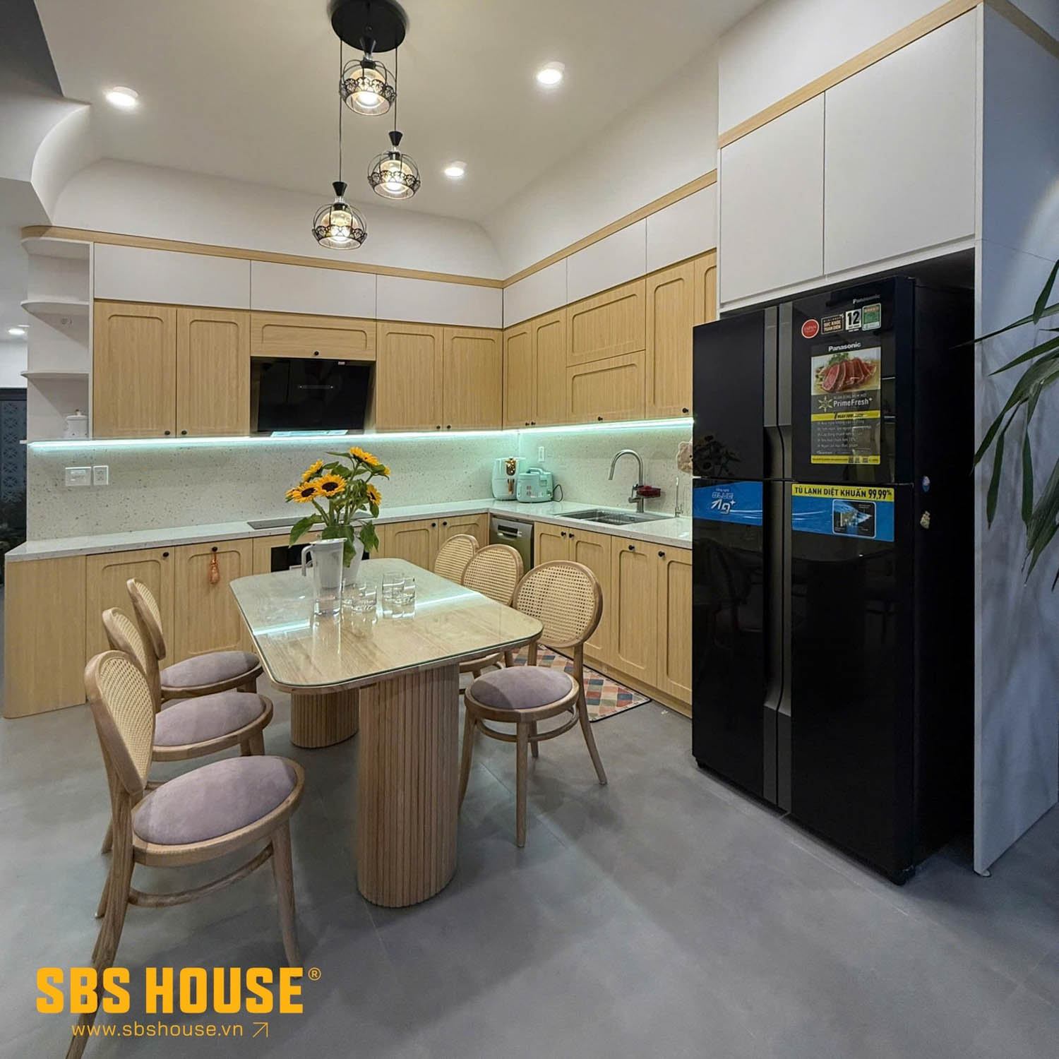 ảnh feedback phòng bếp khách hàng gửi về SBS HOUSE