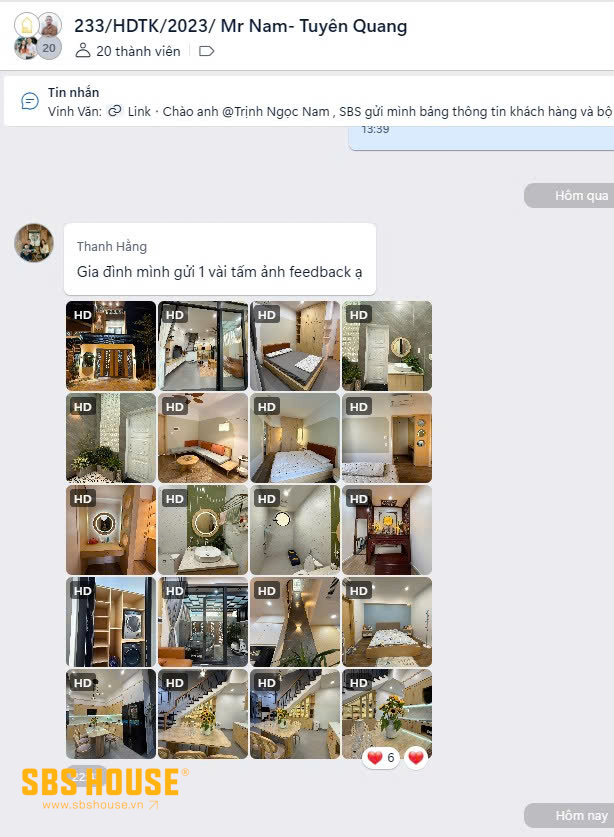 Hình ảnh feedback của khách hàng