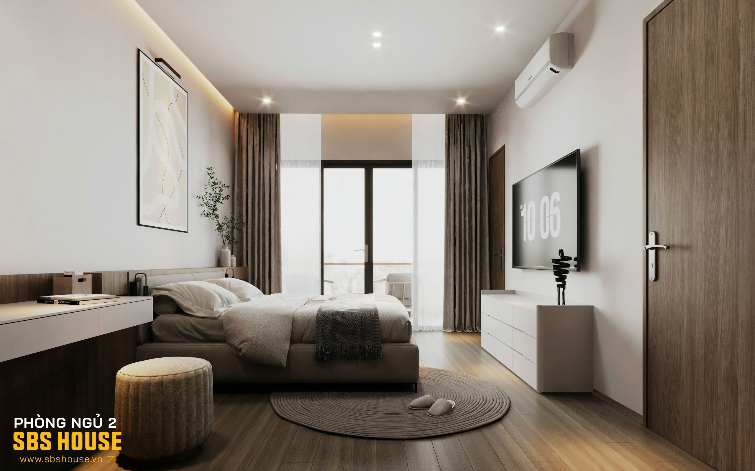 nội thất phòng ngủ nhà phố 