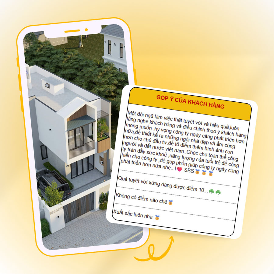 lời feedback của khách hàng