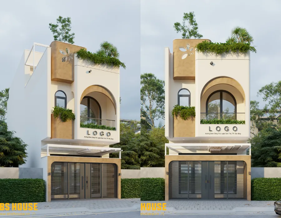 Mẫu nhà 5x20m kết hợp kinh doanh 