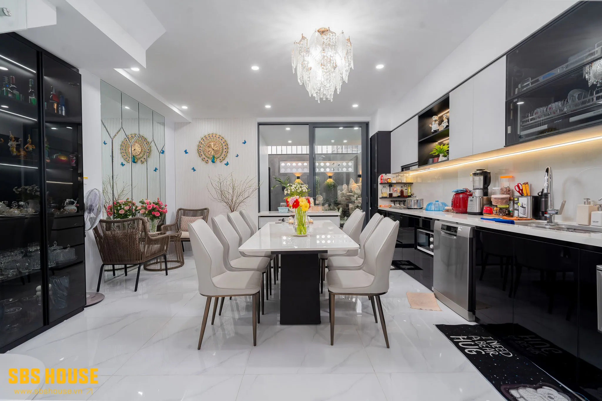Không gian phòng bếp của mẫu nhà