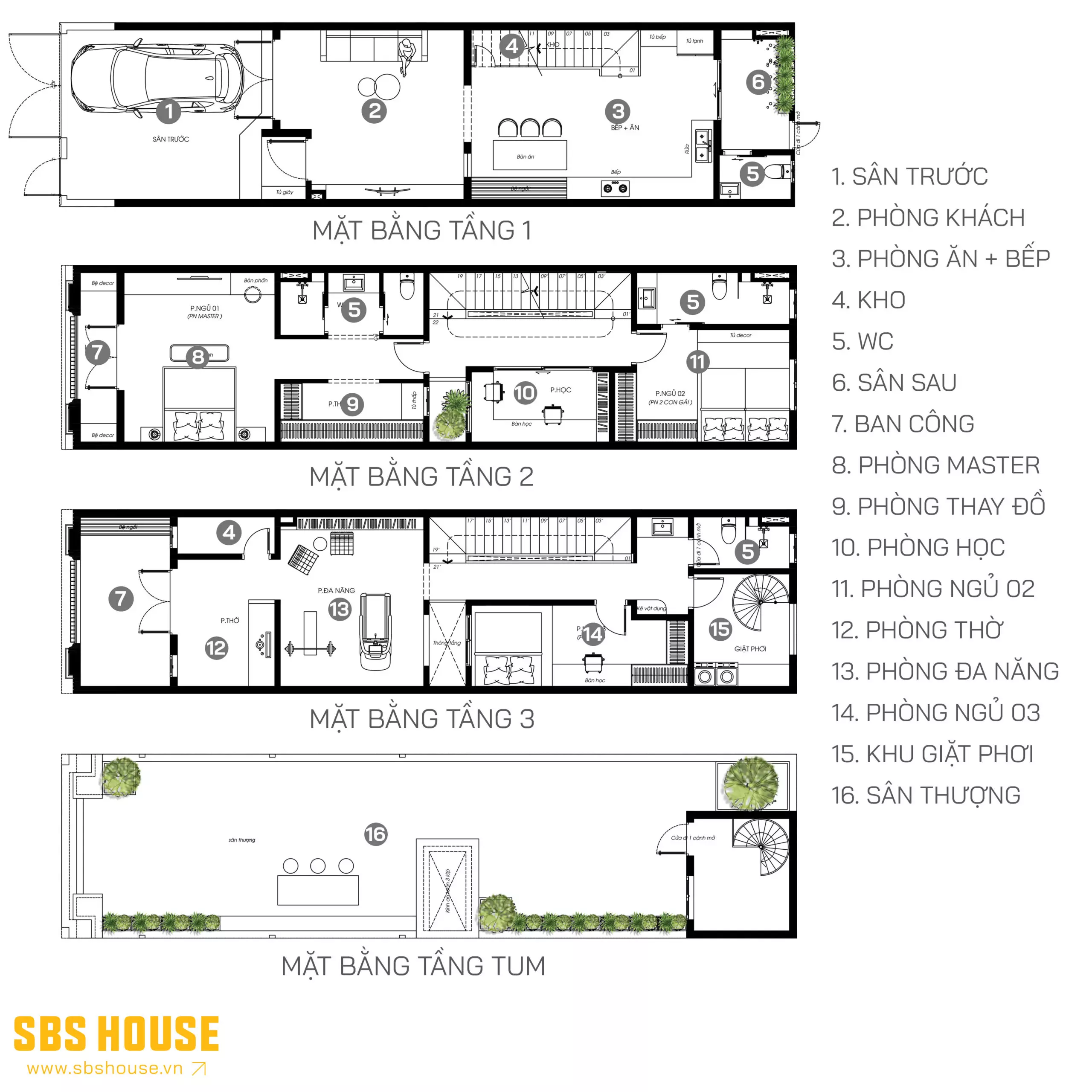 Bản vẽ mặt bằng công năng nhà mái bằng 100m2 phong cách Tân cổ điển