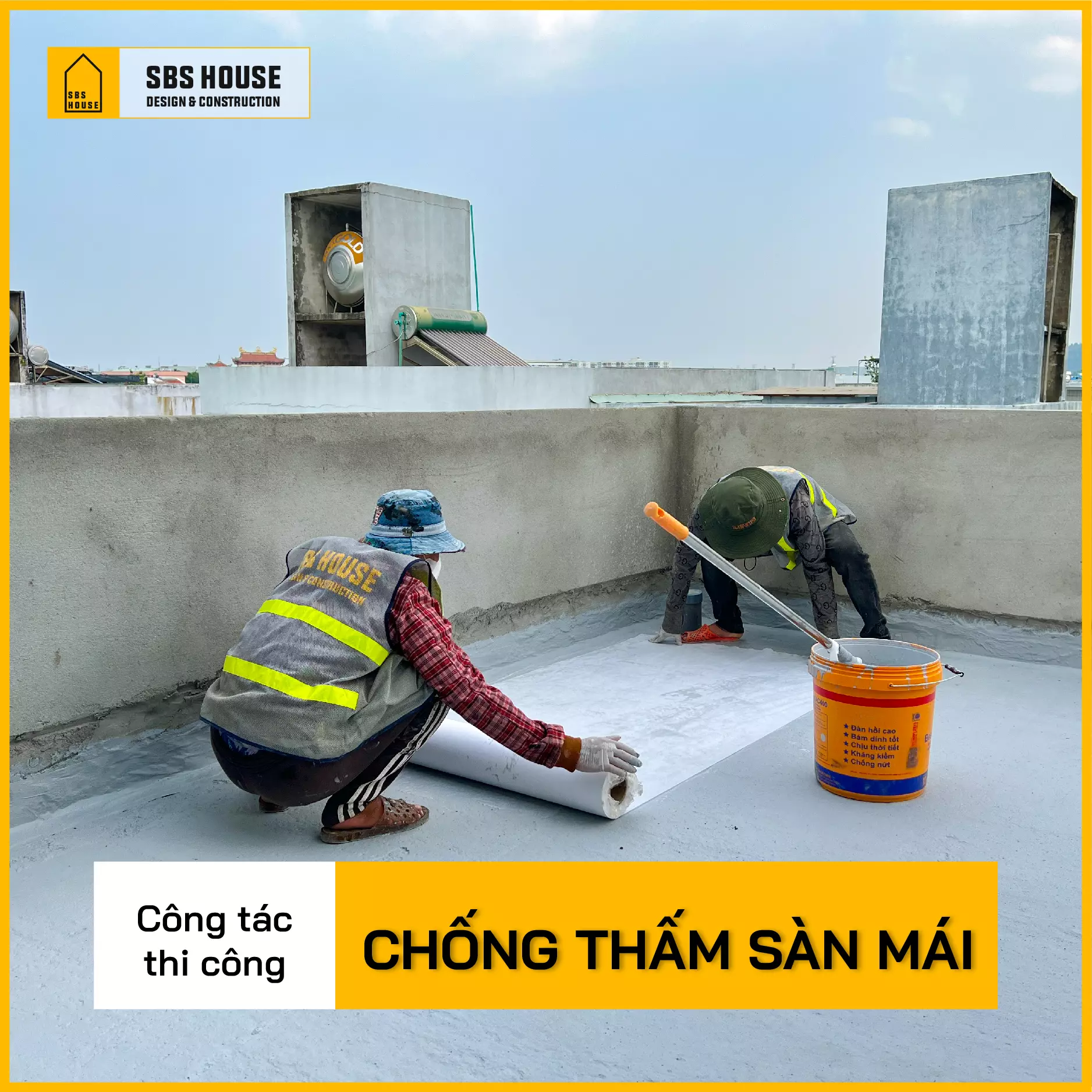 thiết kế xây dựng nhà mái bằng 2 tầng 