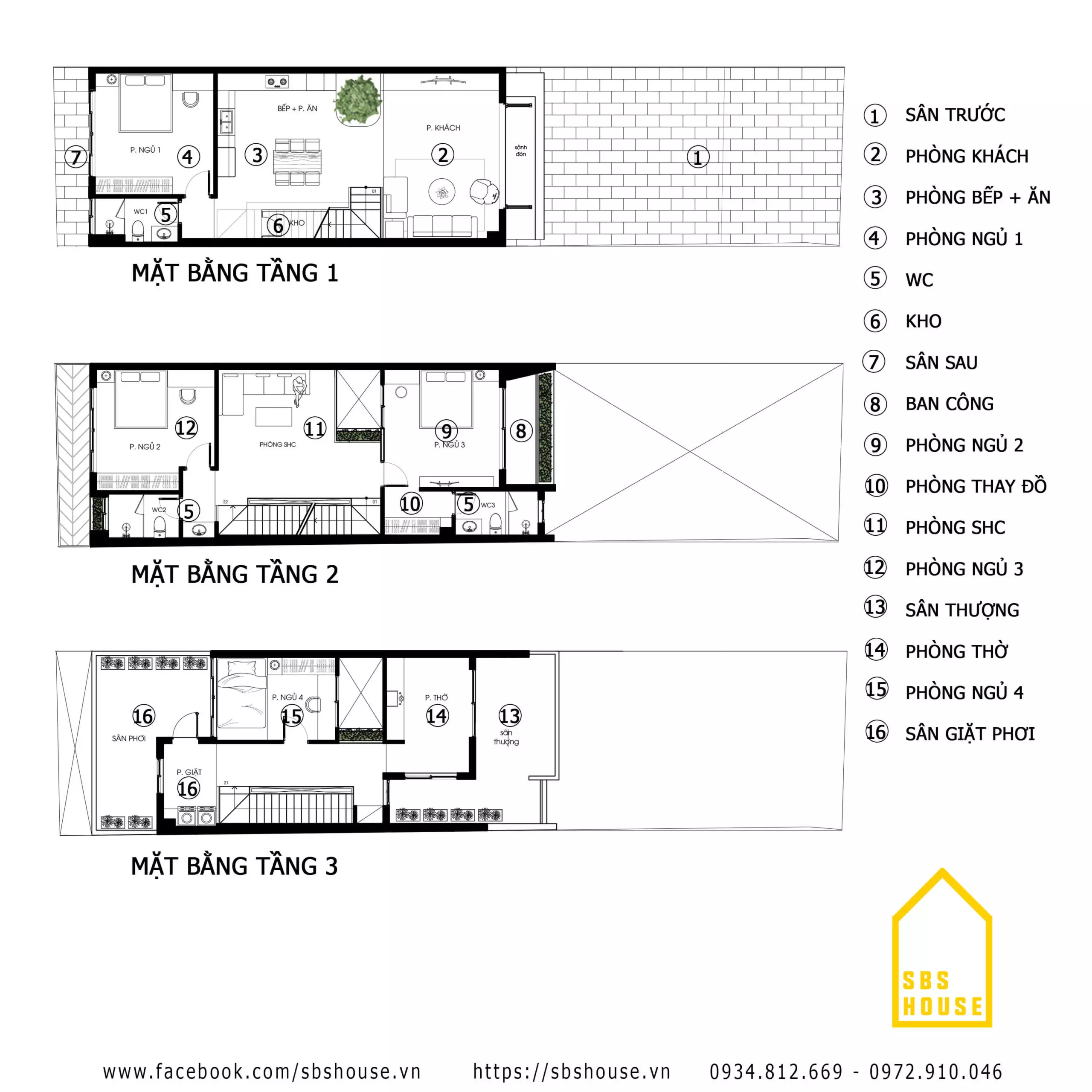 Bản vẽ công năng nhà 160m2