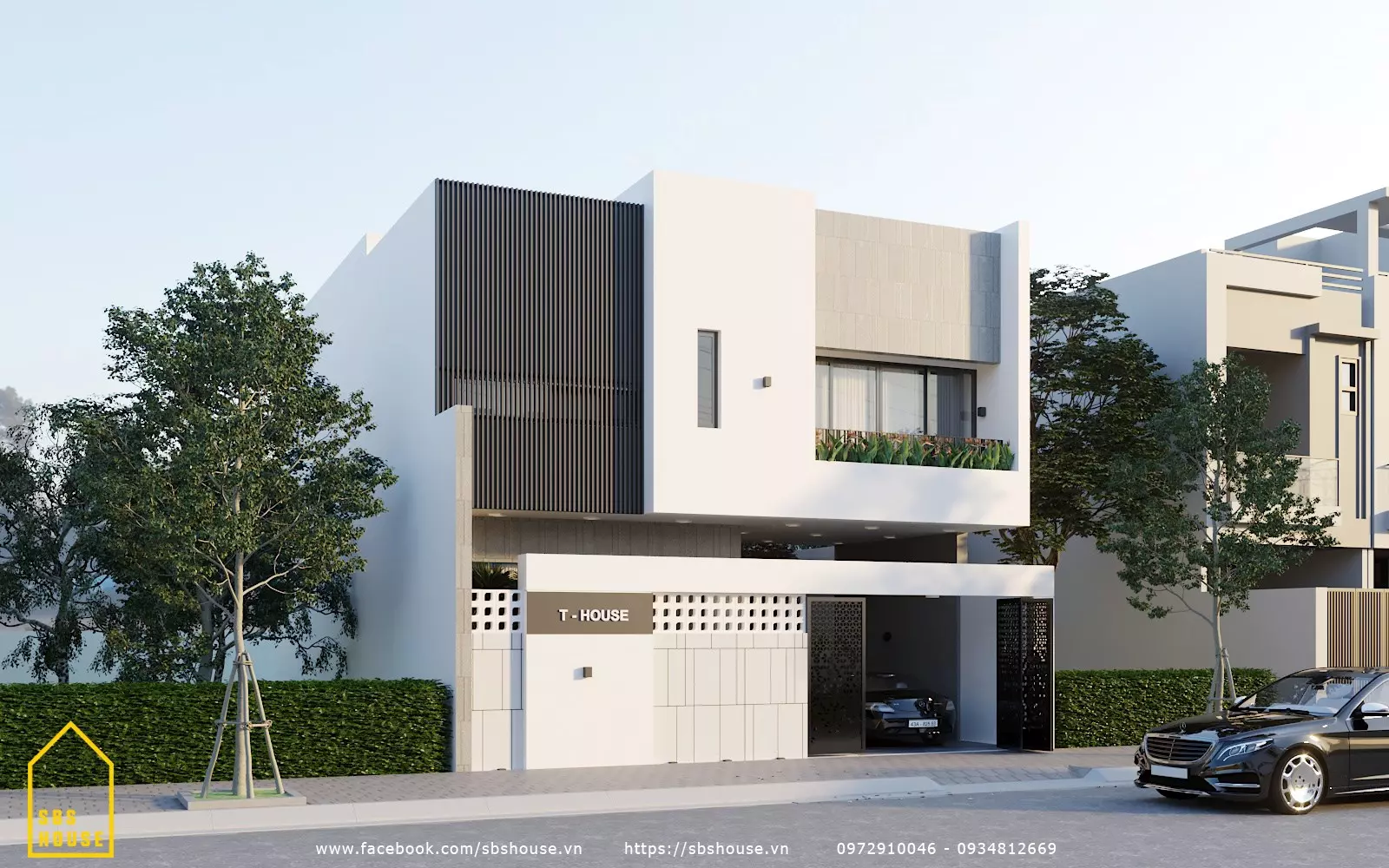 Mẫu nhà 160m2 đẹp, hiện đại