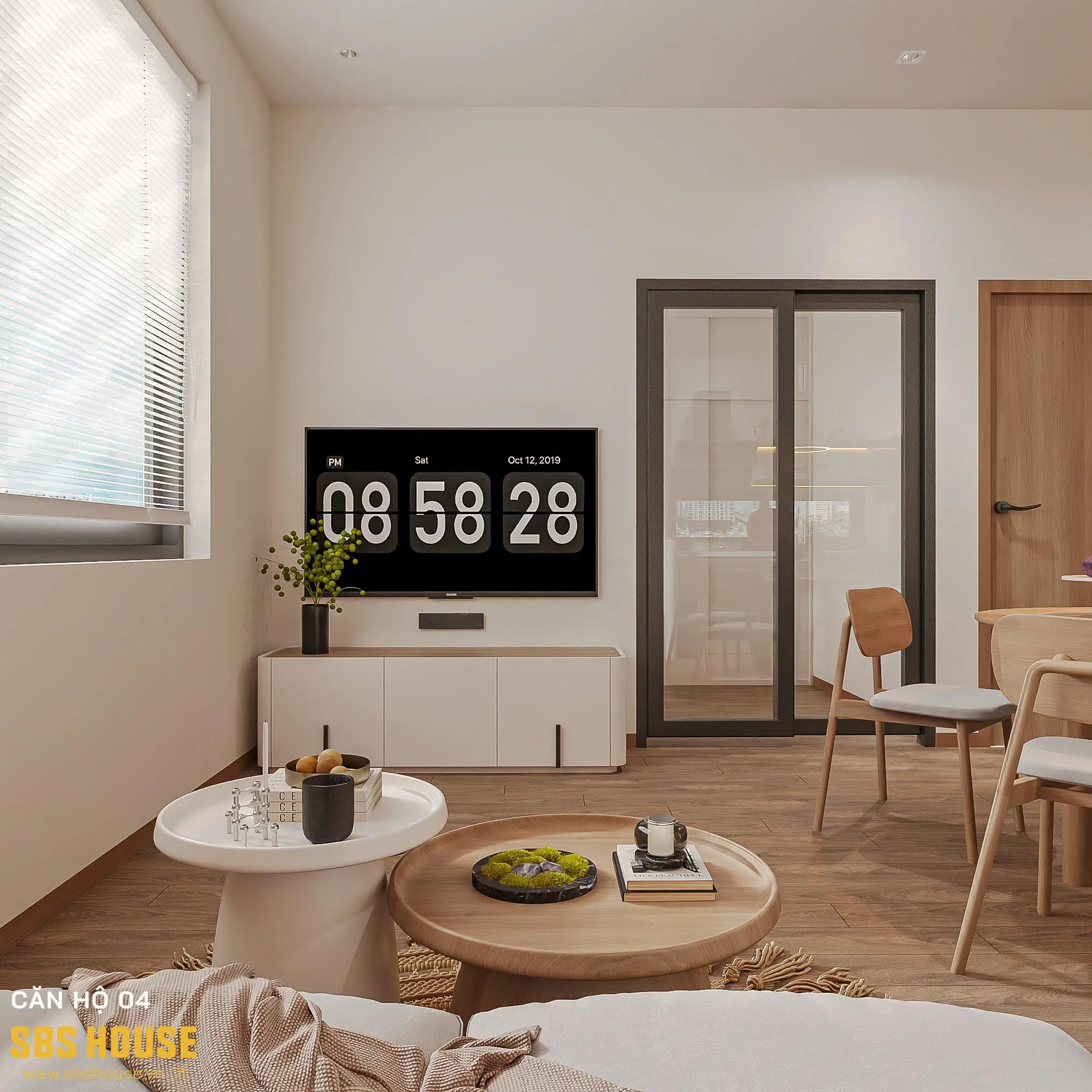 Mẫu phòng khách chung cư nhỏ