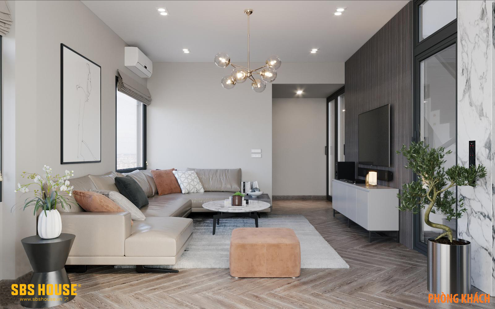 mẫu thiết kế nội thất căn hộ FPT Plaza Đà Nẵng hiện đại 
