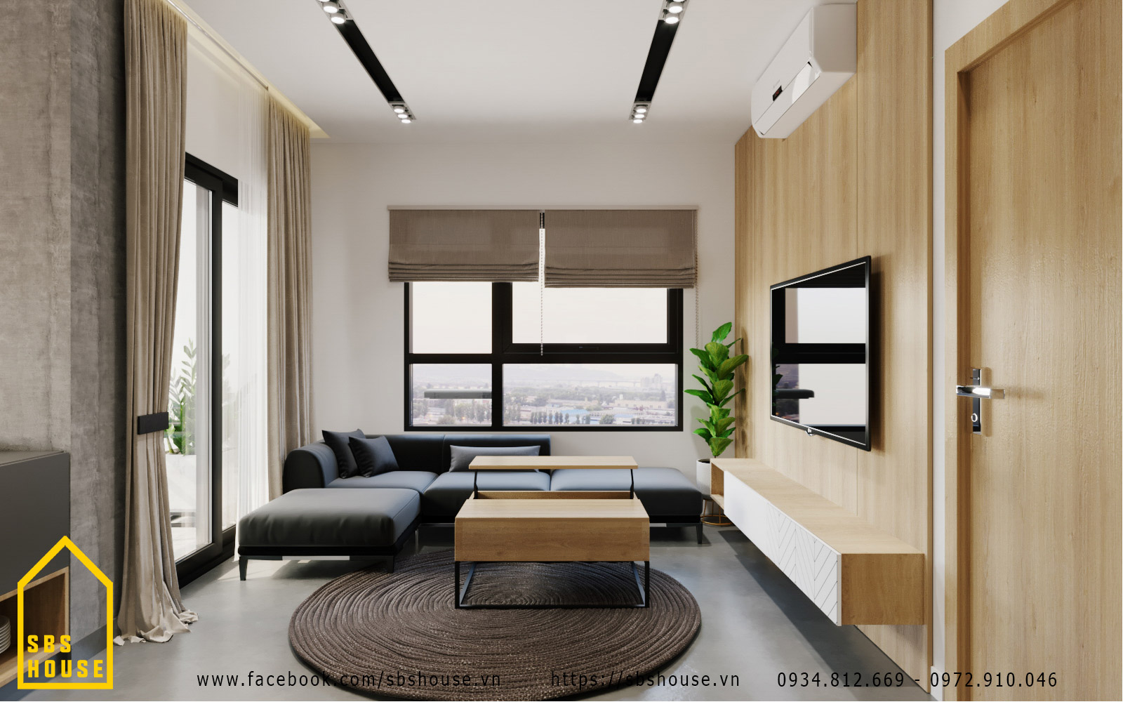 ý tưởng thiết kế nội thất căn hộ hiện đại và sáng thoáng 