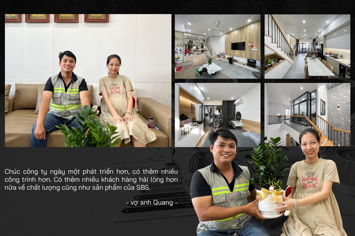 chia sẻ của vợ anh Quang sau khi được SBS ghé thăm và bảo trì