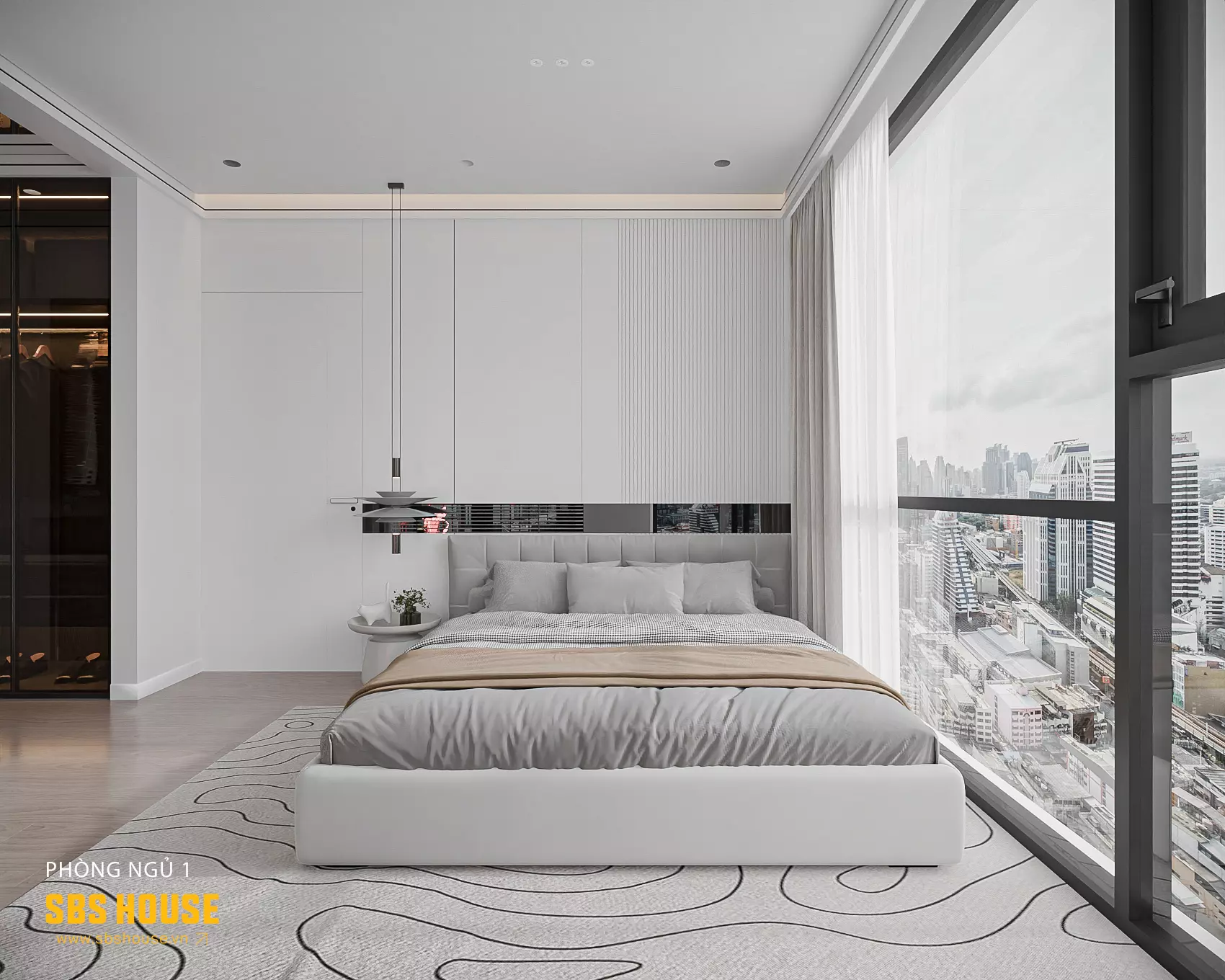 mẫu thiết kế nội thất căn hộ chung cư 3 phòng ngủ đẹp 