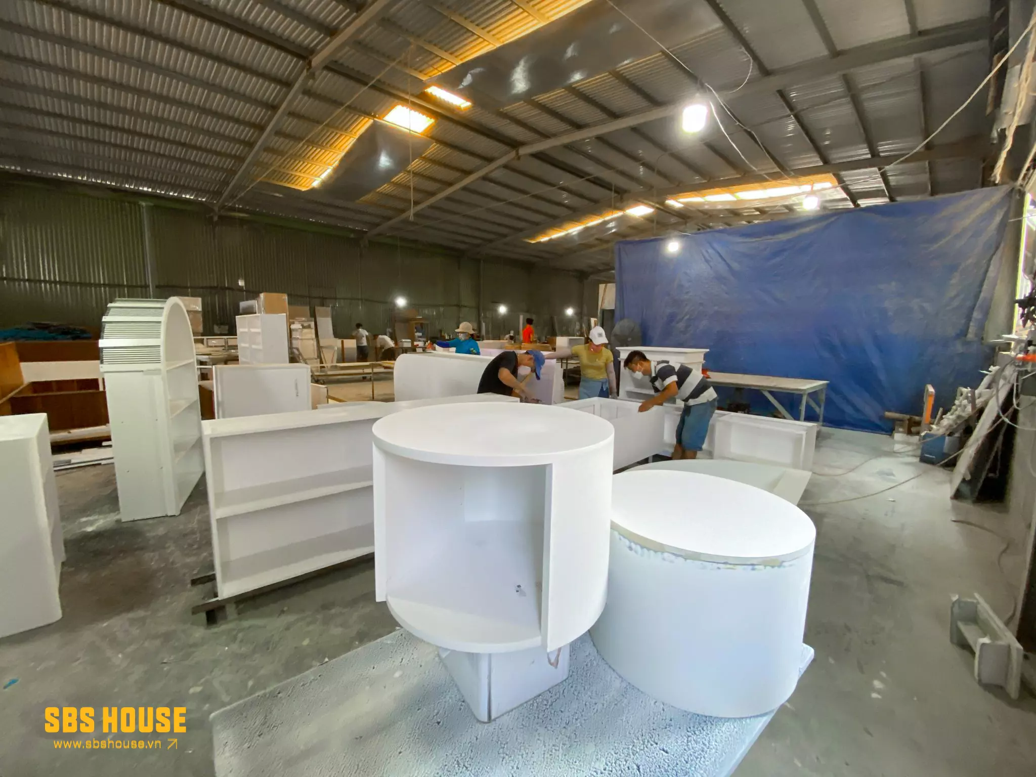 Các sản phẩm nội thất đồng bộ với bản vẽ thiết kế 3D hơn 95%