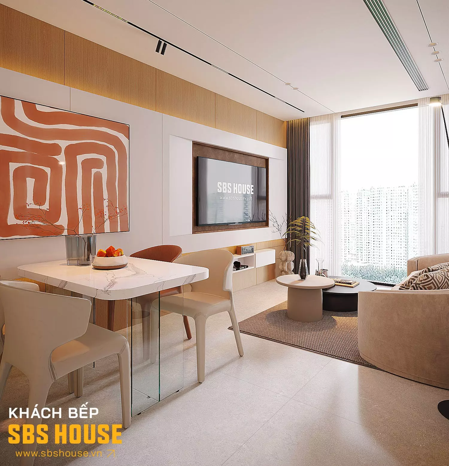 thiết kế nội thất căn hộ Vista Residence phong cách tối giản