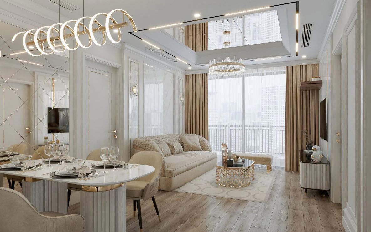 mẫu thiết kế thi công nội thất căn hộ Vista Residence Đà Nẵng 