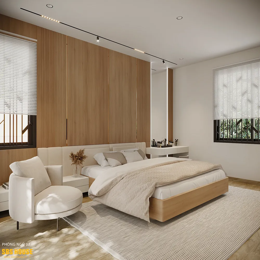 Mẫu thiết phòng ngủ đẹp 15m2