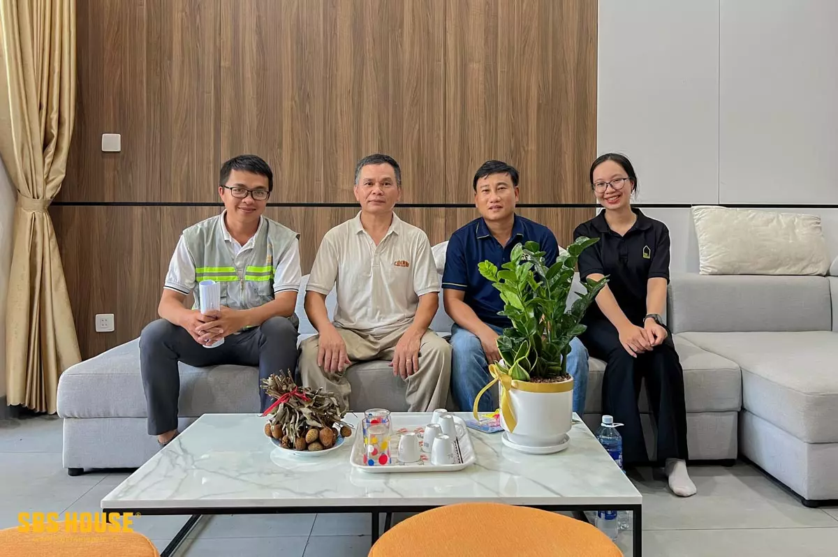 SBS HOUSE đến thăm và bảo hành công trình sau 4 năm bàn giao