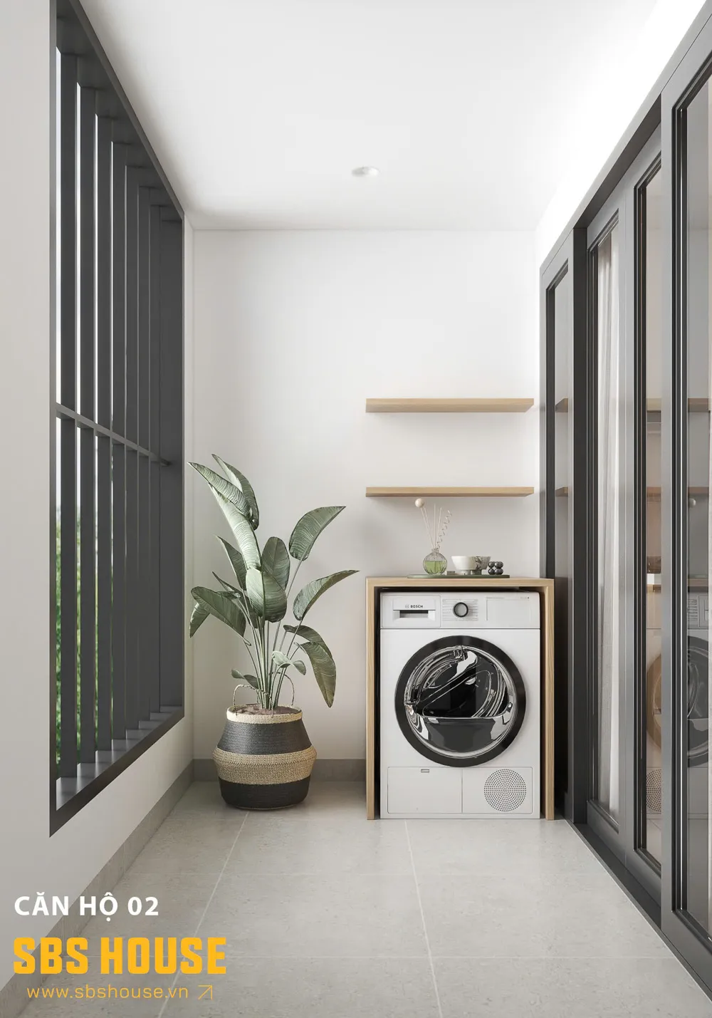 Ban công nhỏ với cây bản địa chịu nắng, đưa sắc xanh vào nhịp sống đô thị
