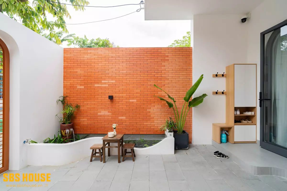 góc sân được gia chủ yêu thích