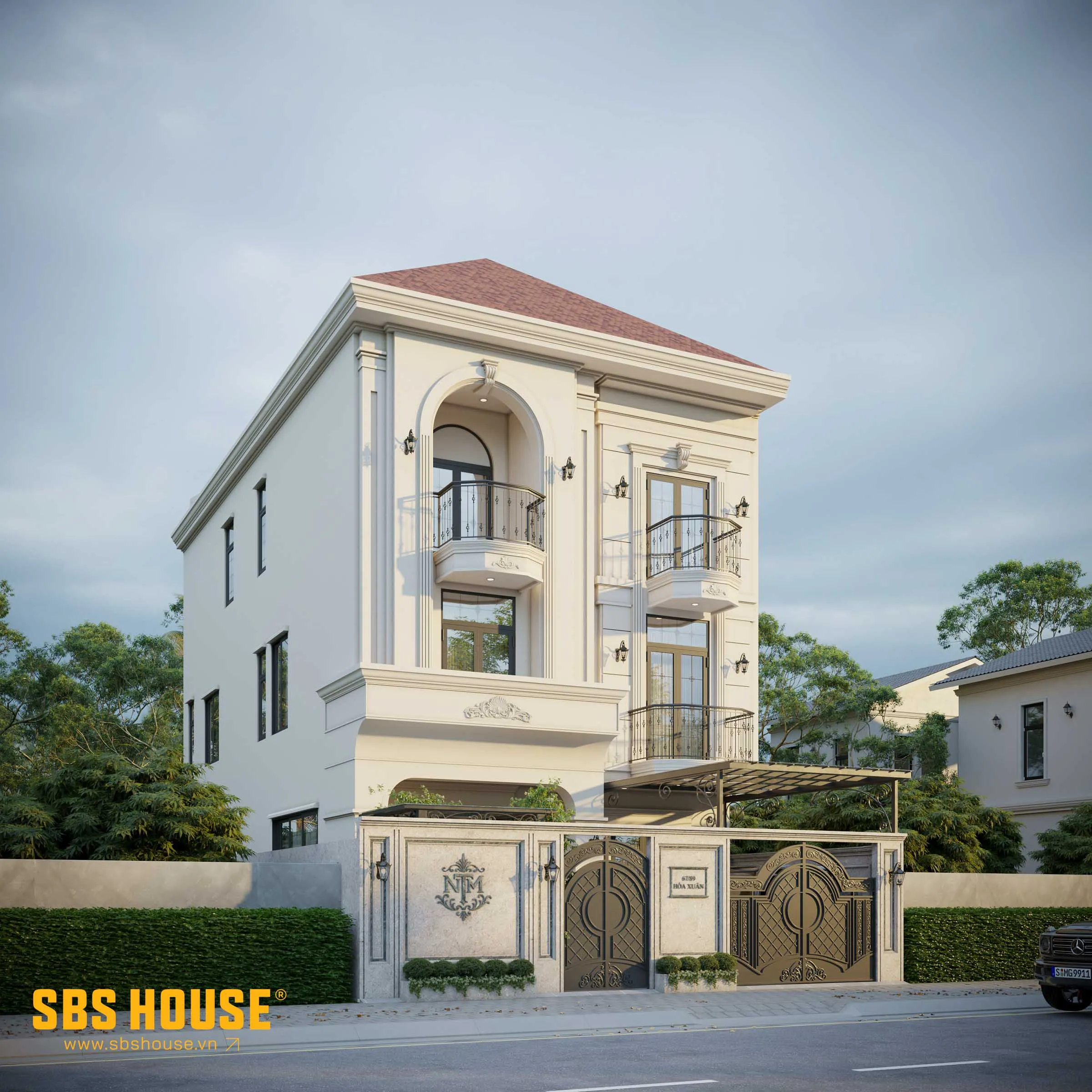 Căn biệt thự 3 tầng này là mong ước của người mẹ ấp ủ nhiều năm