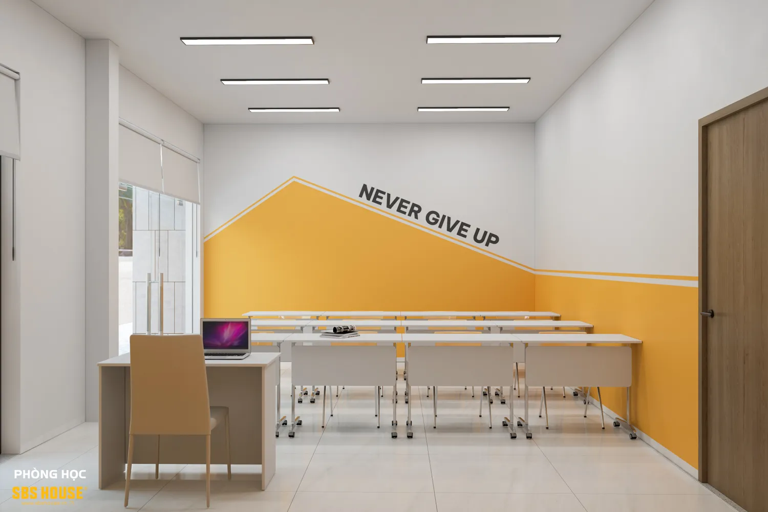 Ánh sáng tự nhiên được điều tiết vừa đủ, mang lại cảm giác an yên và tươi mới cho mỗi buổi sáng.