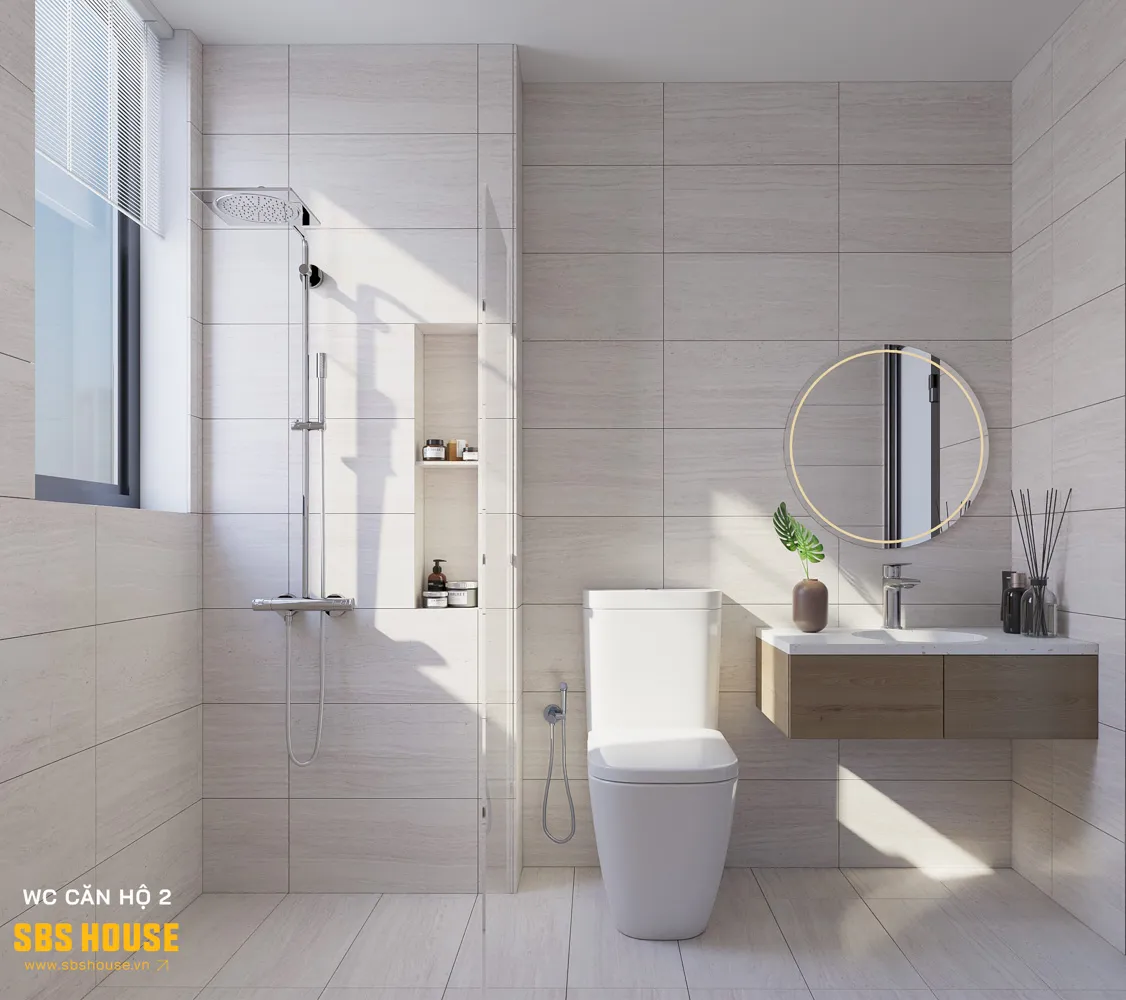 Không gian mở giúp ánh sáng lan tỏa, tăng cảm giác rộng rãi.