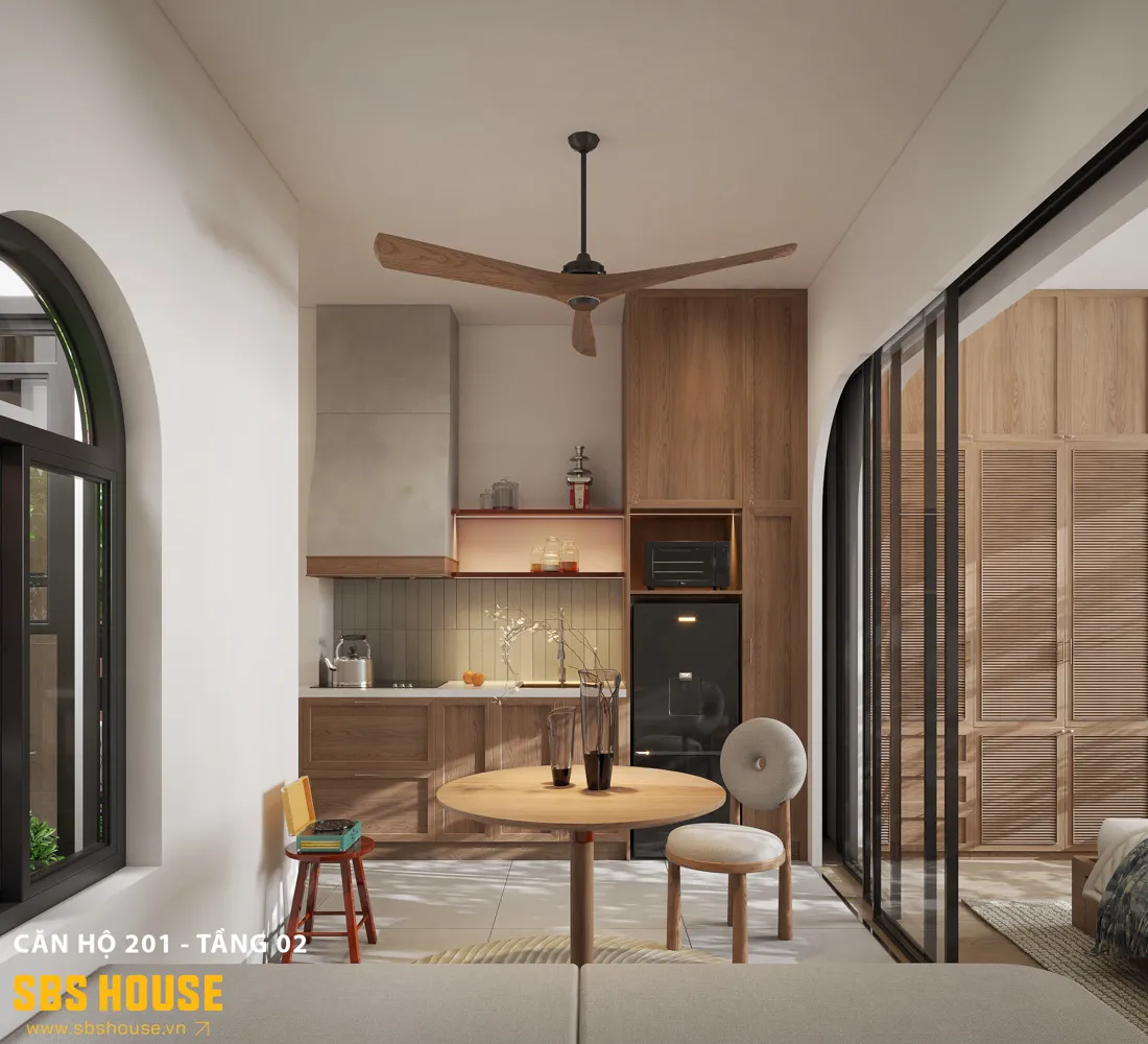 Màu sắc trung tính giúp không gian dễ thích nghi theo thời gian.