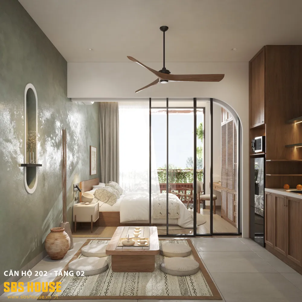 Sự kết nối mềm mại giữa các khu vực tạo nên trải nghiệm sống liền mạch