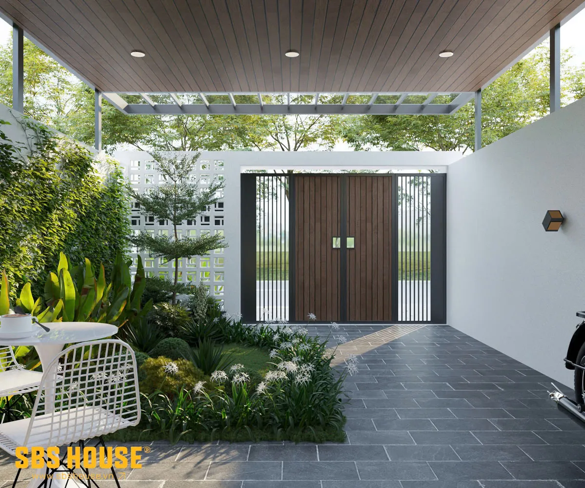 Khoảng xanh được đưa vào sâu trong không gian sống - triết lý thiết kế mà SBS HOUSE theo đuổi từ những ngày đầu.