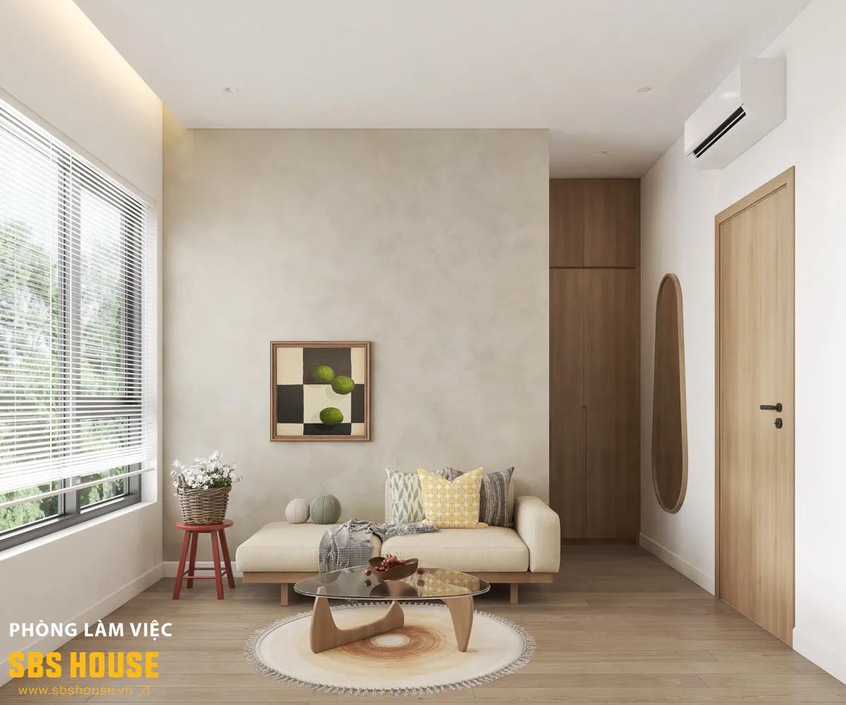 Phòng làm việc độc lập, nhận sáng ổn định, đáp ứng nhu cầu làm việc tại nhà ngày càng tăng.