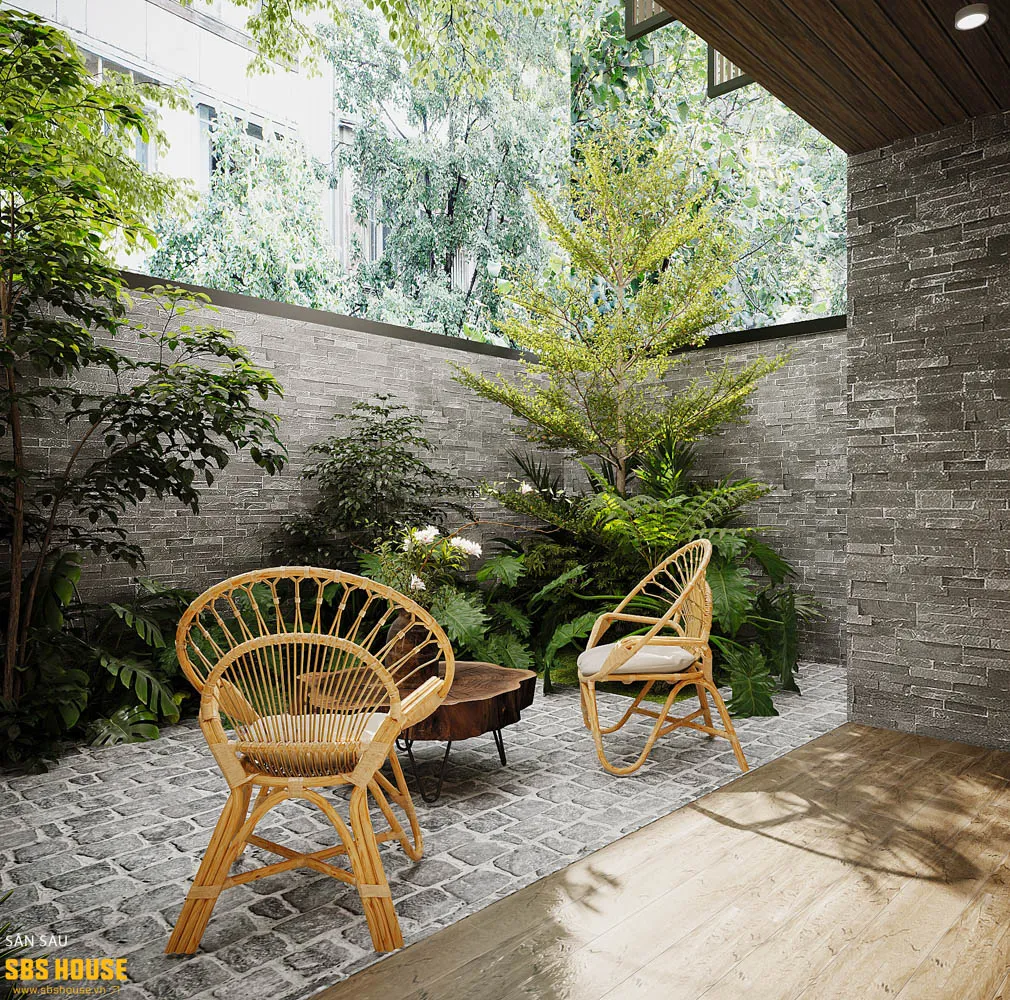 T’s House mang signature thiết kế hiện đại, tối giản với đường nét kiến trúc gọn gàng, hình khối rõ ràng và hạn chế chi tiết trang trí không cần thiết. Cách tiếp cận này giúp công trình giữ được vẻ đẹp bền vững theo thời gian.