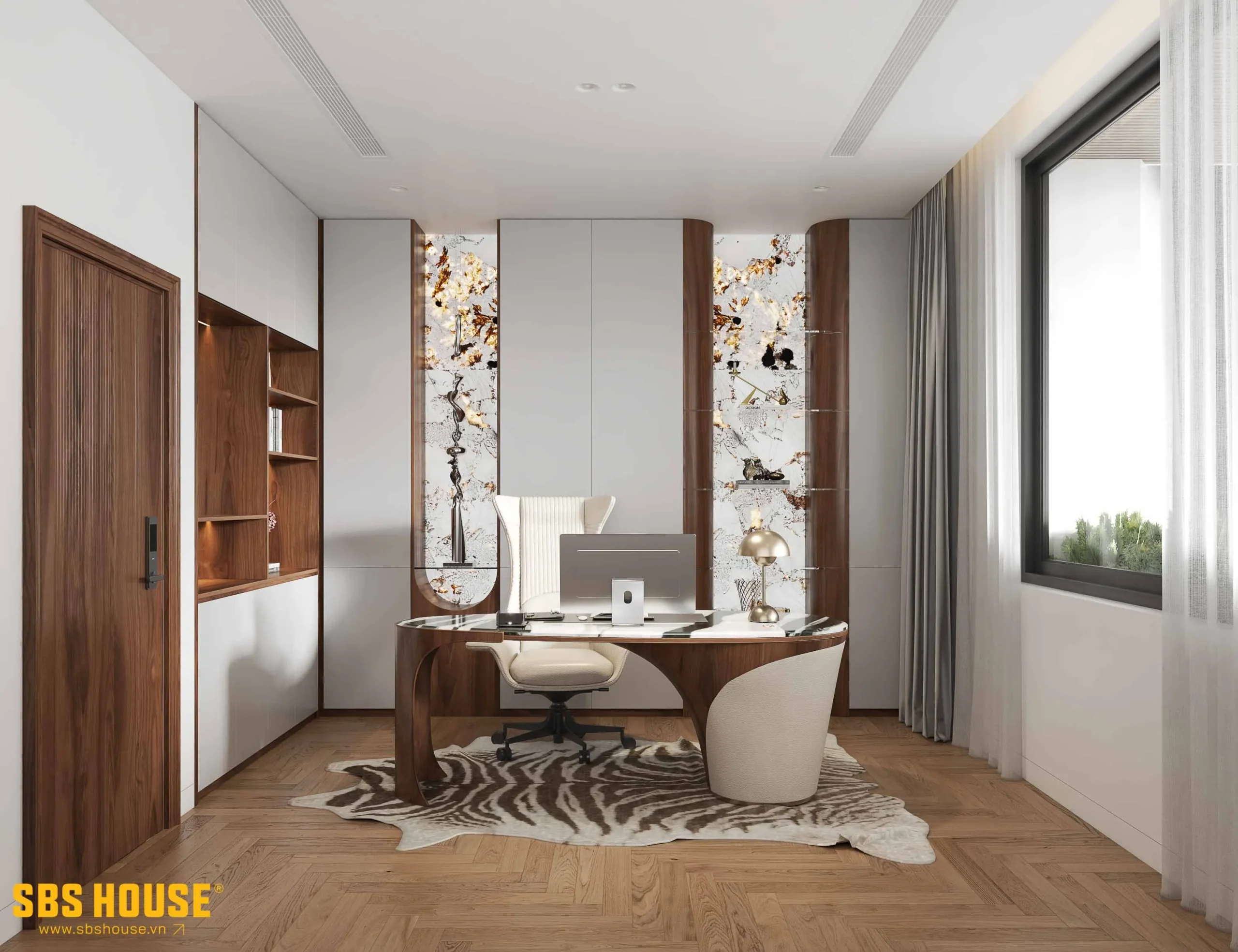 Vật liệu đá xuyên sáng được ứng dụng linh hoạt để tạo điểm nhấn cho không gian.